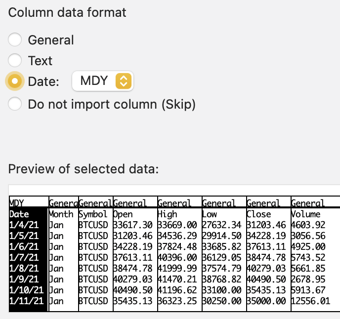 Fixing the date format issue