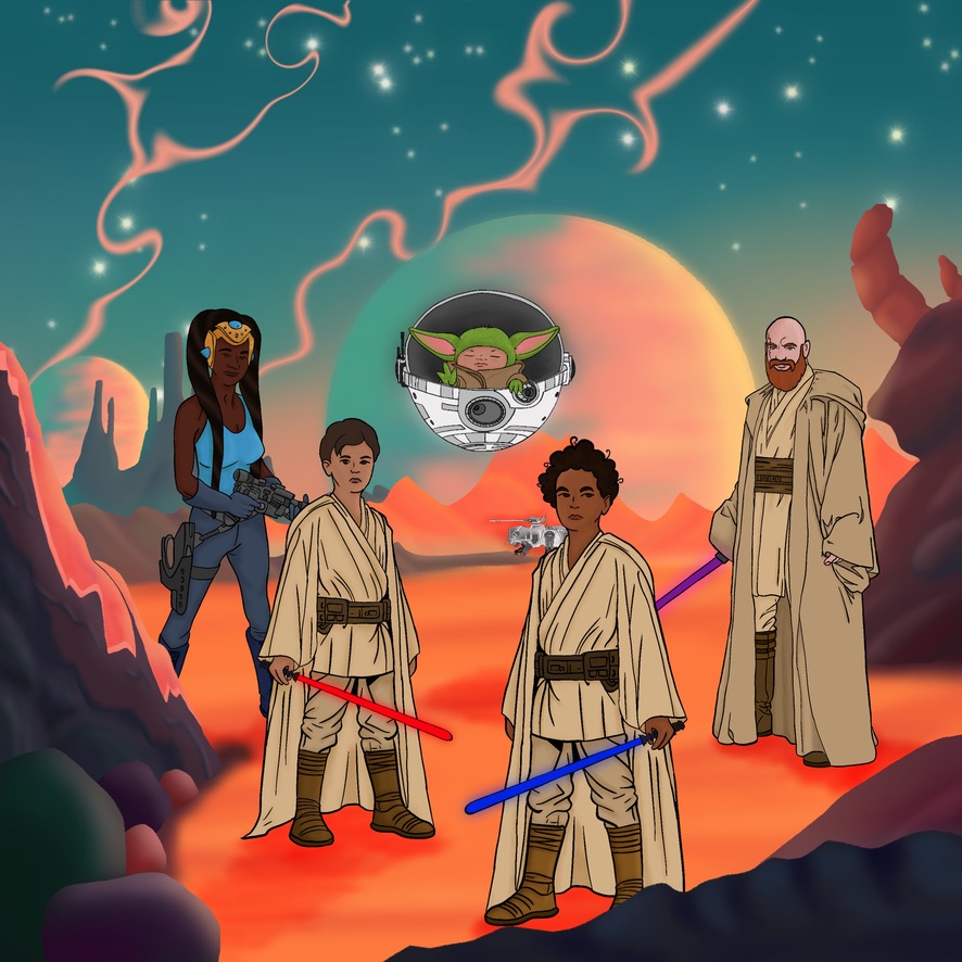 Friends as Starwars Characters